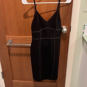 Black bodycon minidress